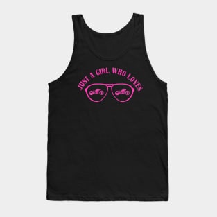 Just A Girl Who Loves Motorcycles Tank Top